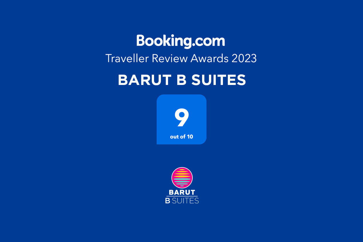 BARUT B SUITES RECEIVED THE “BOOKING.COM TRAVELLER REVIEW AWARDS 2023” AWARD